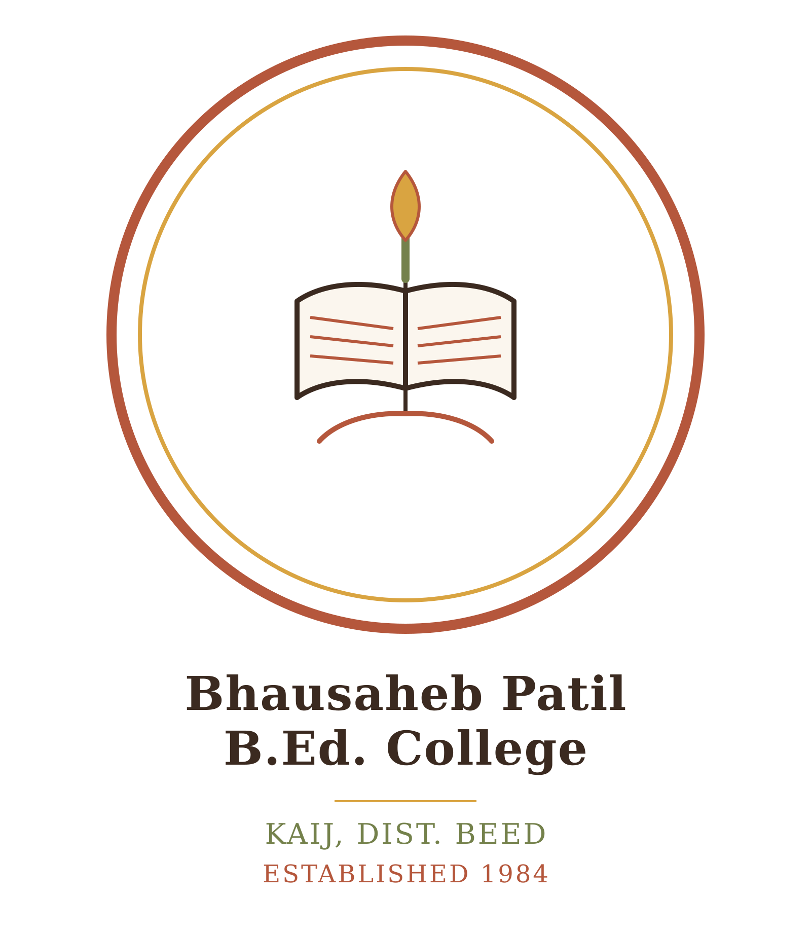 Bhau Saheb Patil B.ed College logo