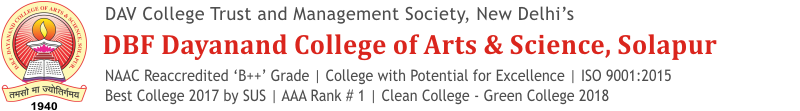 D B F Dayanand College of Arts & Science logo