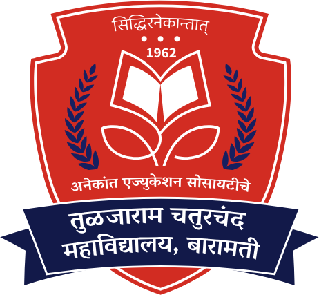 Anekant Education Society Tuljaram Chaturchand College logo